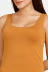 Lady Lyka Cotton Camisole - Mustard — thumbnail 4