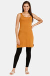 Lady Lyka Cotton Camisole - Mustard — thumbnail 5