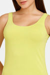 Lady Lyka Cotton Camisole - Green — thumbnail 4