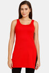 Lady Lyka Cotton Camisole - Red — thumbnail 1