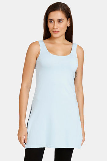 Lady Lyka Cotton Camisole (Pack of 2) - LightBlue Red — image 2