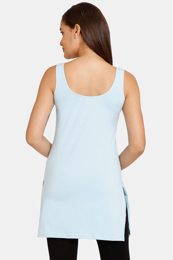Lady Lyka Cotton Camisole (Pack of 2) - LightBlue Red — image 4