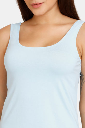 Lady Lyka Cotton Camisole (Pack of 2) - LightBlue Red — image 6