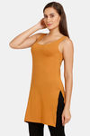 Lady Lyka Cotton Camisole (Pack of 2) - Maroon Mustard — thumbnail 8
