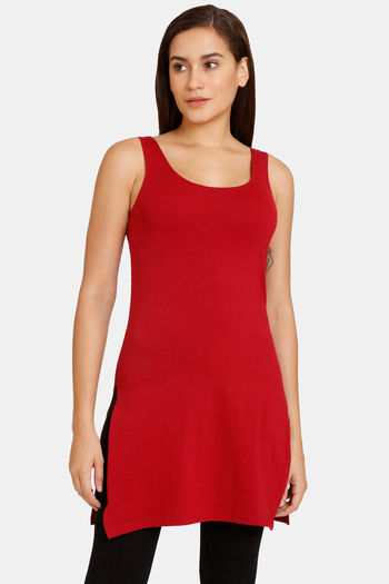 Lady Lyka Cotton Camisole (Pack of 2) - Maroon Pink — image 2
