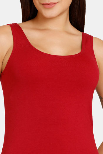 Lady Lyka Cotton Camisole (Pack of 2) - Maroon Pink — image 6