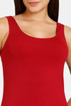 Lady Lyka Cotton Camisole (Pack of 2) - Maroon Pink — thumbnail 6