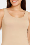 Lady Lyka Cotton Camisole (Pack of 2) - Orange Beige — thumbnail 11