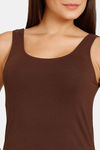 Lady Lyka Cotton Camisole (Pack of 2) - Red Brown — thumbnail 11