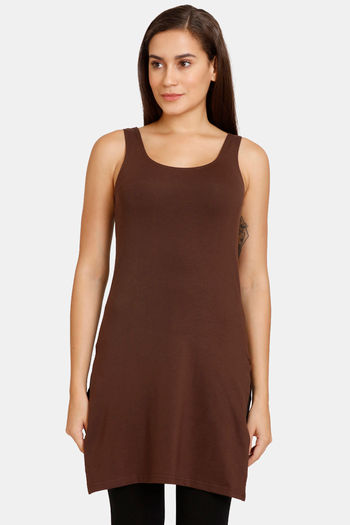 Lady Lyka Cotton Camisole (Pack of 2) - Red Brown — image 7
