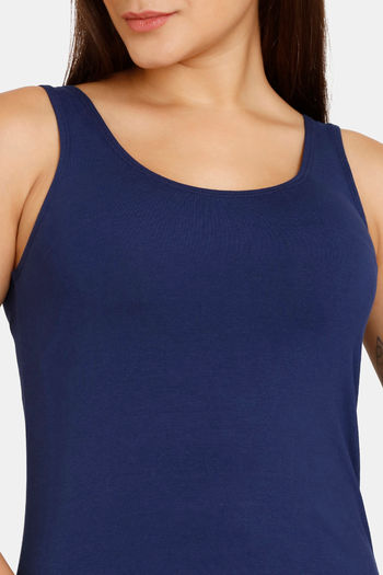Lady Lyka Cotton Camisole (Pack of 2) - Skin Blue — image 11