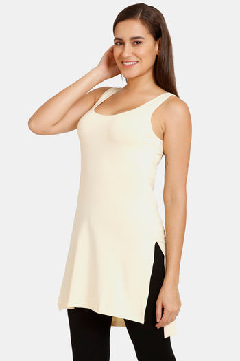 Lady Lyka Cotton Camisole (Pack of 2) - Skin Blue — image 3