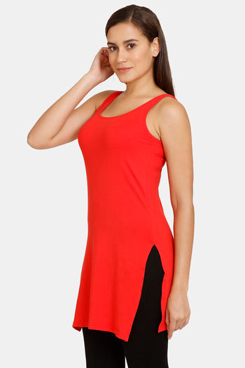 Lady Lyka Cotton Camisole (Pack of 2) - Tomato Black — image 3