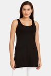 Lady Lyka Cotton Camisole (Pack of 2) - Tomato Black — thumbnail 7