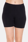 Lady Lyka Cotton Sleep Shorts -Black — thumbnail 1