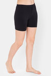 Lady Lyka Cotton Sleep Shorts -Black — thumbnail 2