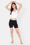 Lady Lyka Cotton Sleep Shorts -Black — thumbnail 6