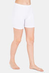 Lady Lyka Cotton Sleep Shorts -White — thumbnail 2