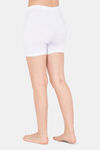 Lady Lyka Cotton Sleep Shorts -White — thumbnail 4