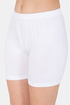 Lady Lyka Cotton Sleep Shorts -White — thumbnail 7