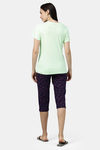 Kryptic Cotton Capri Set - Green — thumbnail 3