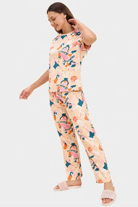 Sweet Dreams Pyjama Set - Peach — thumbnail 1