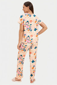Sweet Dreams Pyjama Set - Peach — thumbnail 2