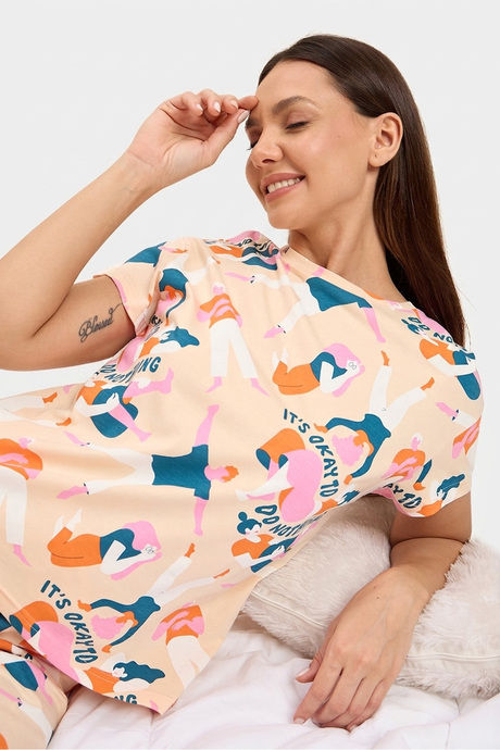 Sweet Dreams Pyjama Set - Peach — image 4