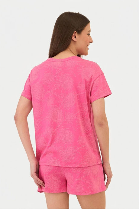 Sweet Dreams Printed Short Set - Peach — image 2