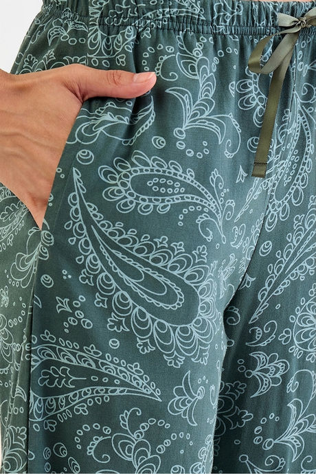 Sweet Dreams Printed Pyjama Set - Teal — image 3