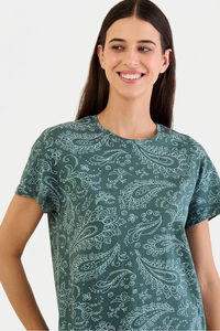 Sweet Dreams Printed Pyjama Set - Teal — thumbnail 6