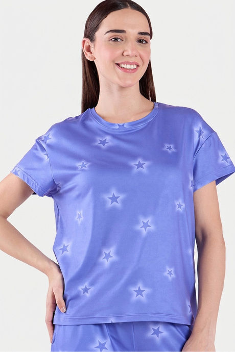 Sweet Dreams Printed Pyjama Set - Blue — image 5