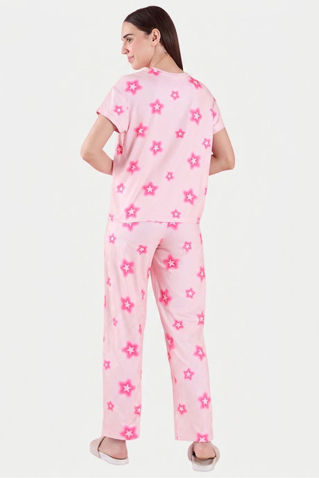 Sweet Dreams Printed Pyjama Set - Cream — image 2