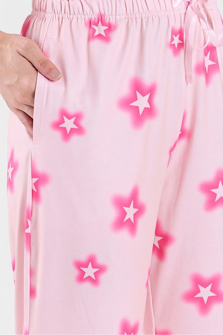 Sweet Dreams Printed Pyjama Set - Cream — image 3