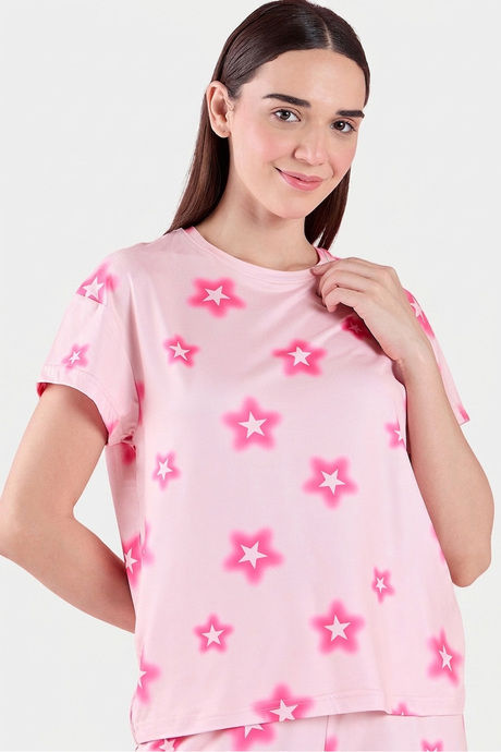 Sweet Dreams Printed Pyjama Set - Cream — image 6