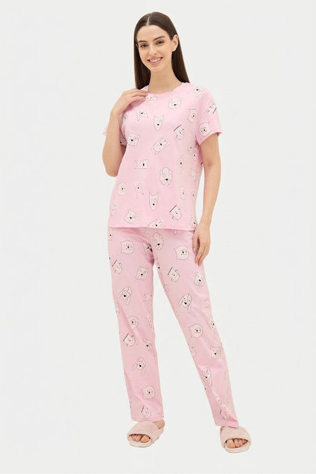 Sweet Dreams Animal Printed Pyjama Set - Pink Buy Sweet Dreams Animal Printed Pyjama Set - Pink
