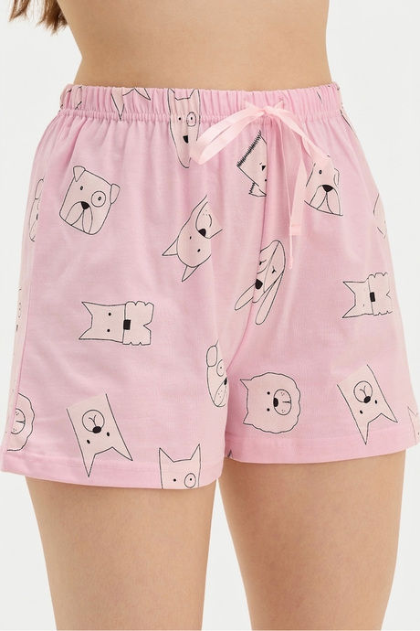 Sweet Dreams Animal Printed Short Set - Pink — image 3