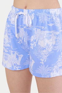 Sweet Dreams Printed Short Set - Blue — thumbnail 3