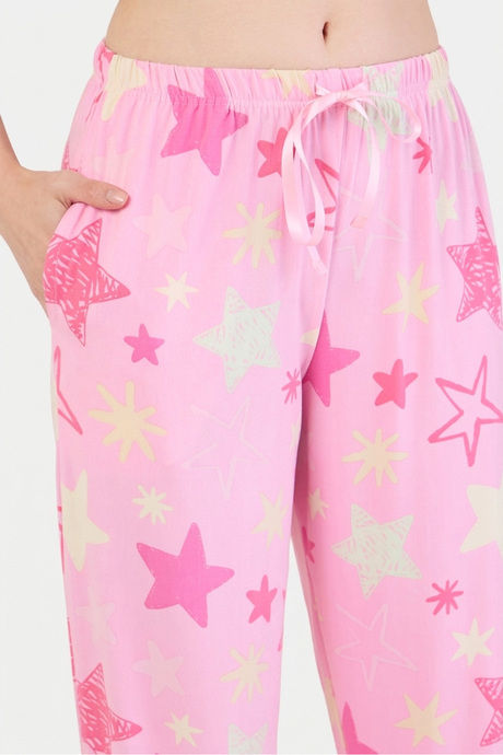 Sweet Dreams Printed Pyjama Set - Pink — image 3