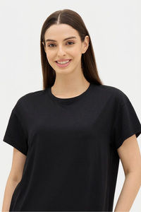 Sweet Dreams Solid Short Set - Black — thumbnail 6