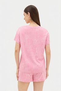 Sweet Dreams Printed Short Set - Pink — thumbnail 2