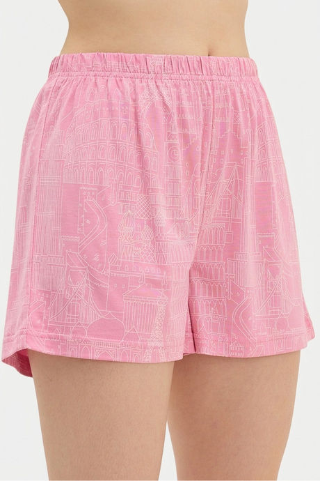 Sweet Dreams Printed Short Set - Pink — image 7