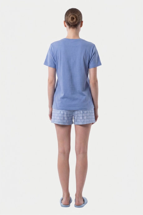 Sweet Dreams Graphic Printed Short Set - Blue — image 2