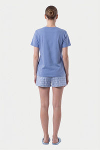 Sweet Dreams Graphic Printed Short Set - Blue — thumbnail 2
