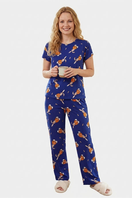 Sweet Dreams Adorable Bunny Print Pyjama Set - Navy Buy Sweet Dreams Adorable Bunny Print Pyjama Set - Navy
