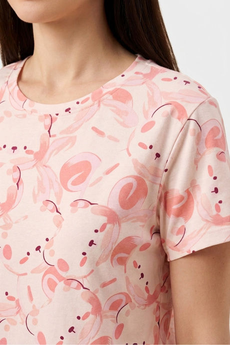 Sweet Dreams Adorable Cartoon Bear Pyjama Set - Peach — image 3