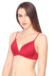 Lovable Lightly Padded Wirefree T-Shirt Bra- Maroon — thumbnail 3
