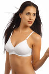 Lovable Seamless Wide Underband Wirefree Bra- White — thumbnail 3