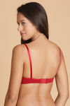 Lovable Seamless Laminated Cups Wirefree Bra- Red — thumbnail 3