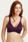 Lovable Double Layered Wirefree Bra- Purple — thumbnail 1